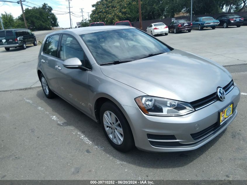 2017 VOLKSWAGEN GOLF TSI S 4-DOOR/TSI SE 4-DOOR/TSI SEL 4-DOOR/TSI WOLFSBURG EDITION 4-DOOR