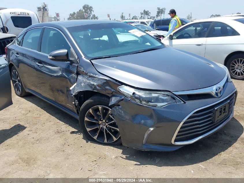 2016 TOYOTA AVALON HYBRID XLE