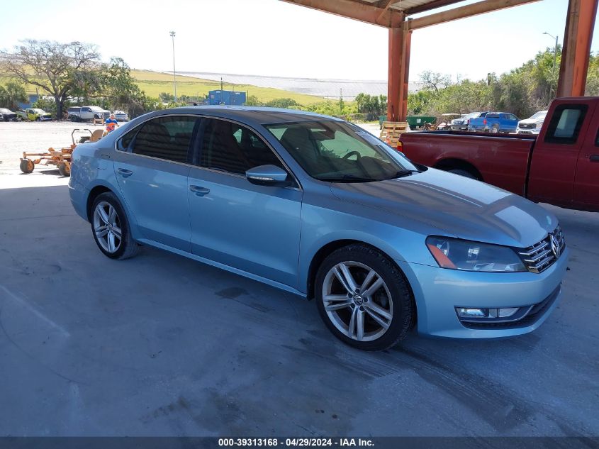 2012 VOLKSWAGEN PASSAT 3.6L V6 SE