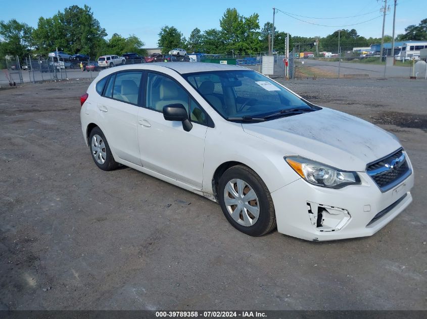 2012 SUBARU IMPREZA 2.0I