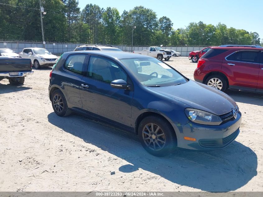 2011 VOLKSWAGEN GOLF 2.5L 2-DOOR