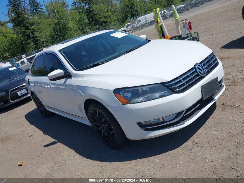 2013 VOLKSWAGEN PASSAT 2.0L TDI SEL PREMIUM