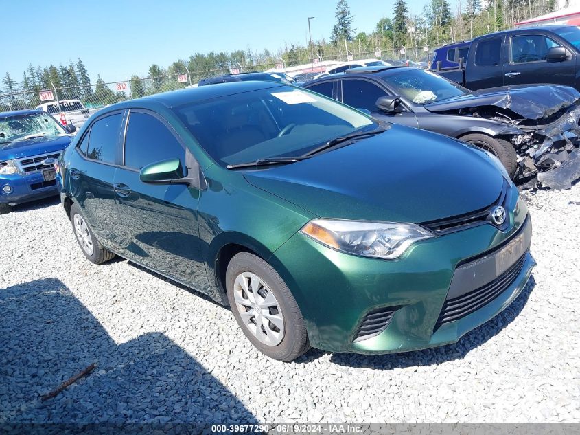 2014 TOYOTA COROLLA LE ECO