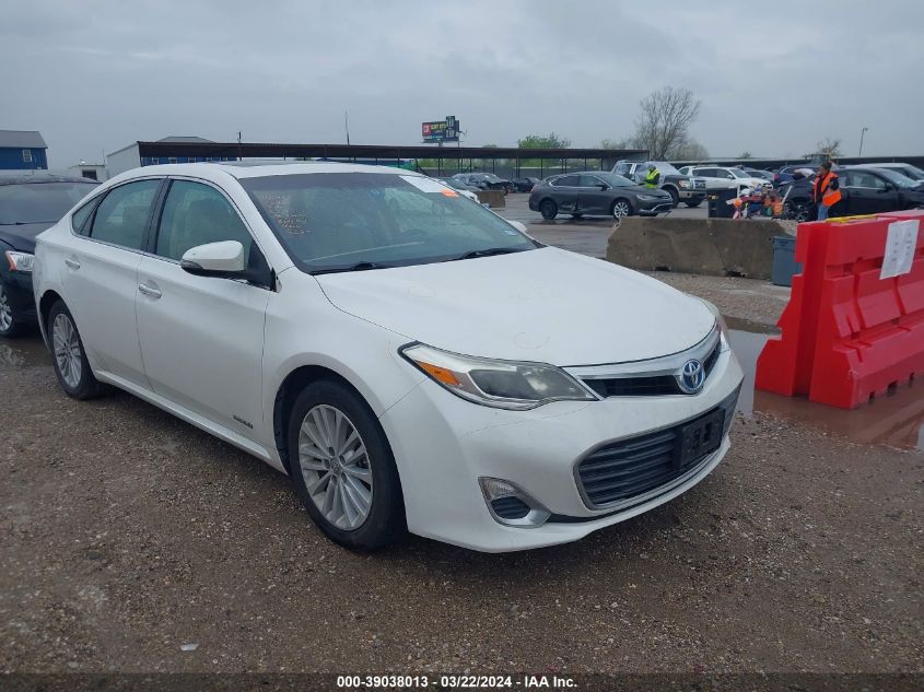 2014 TOYOTA AVALON HYBRID XLE PREMIUM