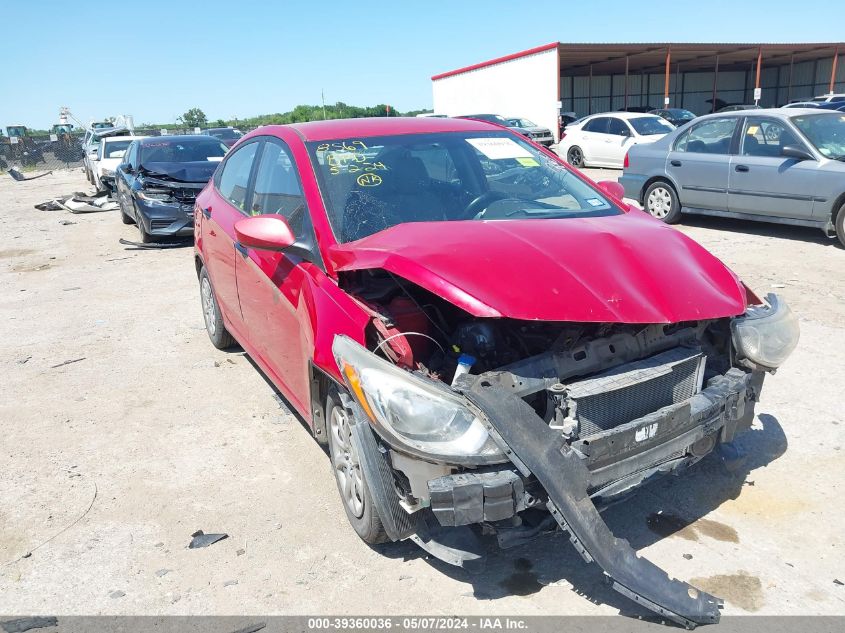 2012 HYUNDAI ACCENT GLS