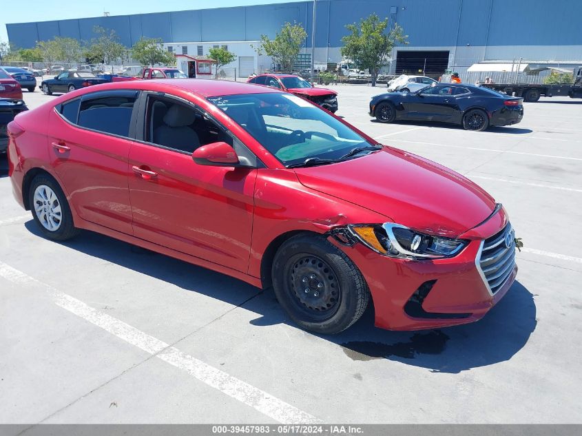 2017 HYUNDAI ELANTRA SE