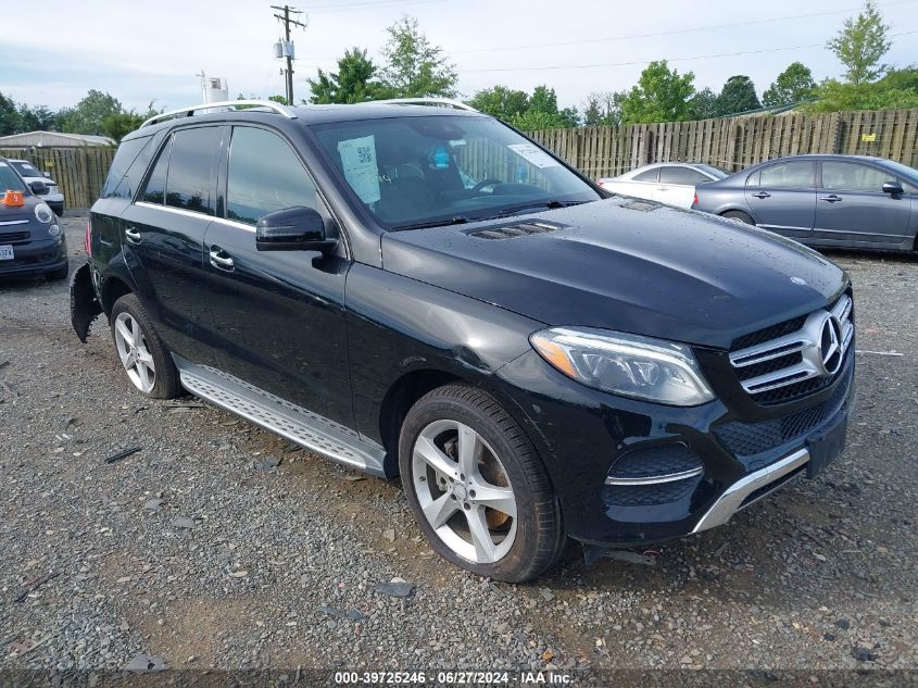 2017 MERCEDES-BENZ GLE 350 4MATIC