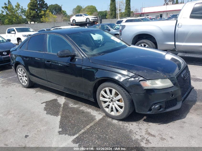 2012 AUDI A4 2.0T PREMIUM