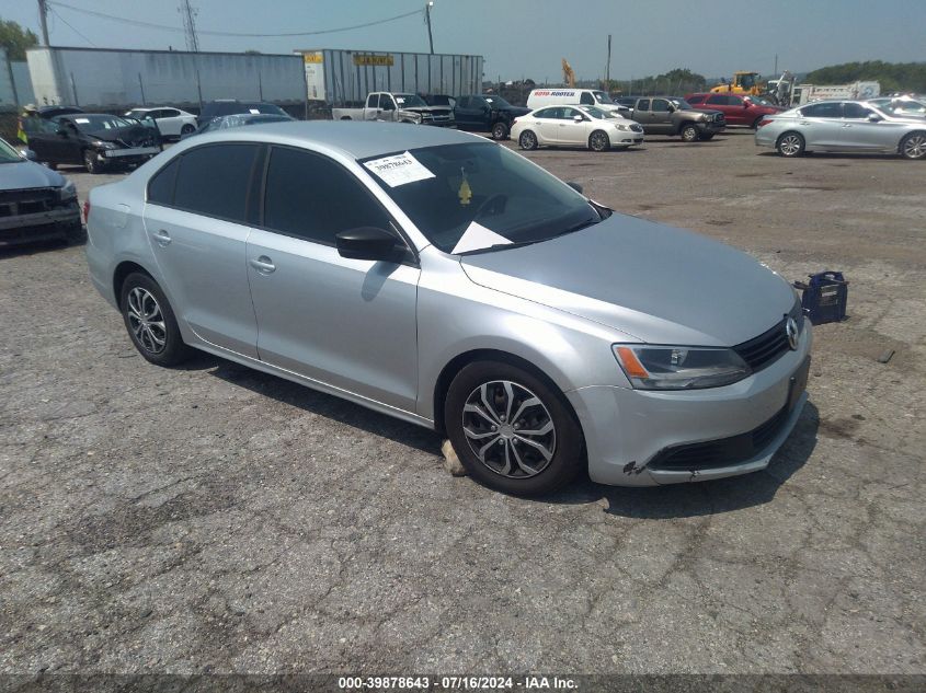 2012 VOLKSWAGEN JETTA 2.0L S