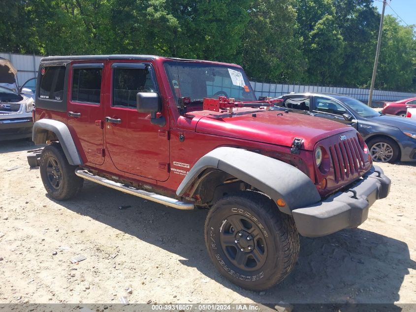 2012 JEEP WRANGLER UNLIMITED SPORT