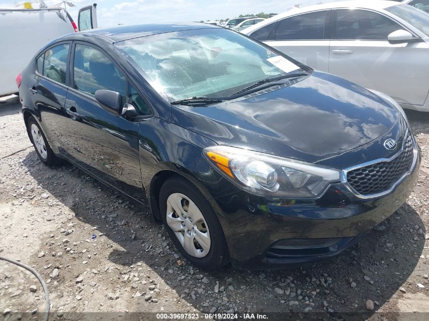 2015 KIA FORTE LX