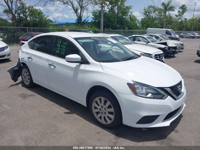 2016 NISSAN SENTRA S