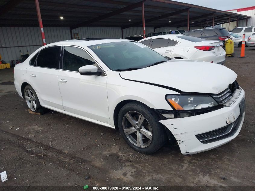 2013 VOLKSWAGEN PASSAT 2.5L SE