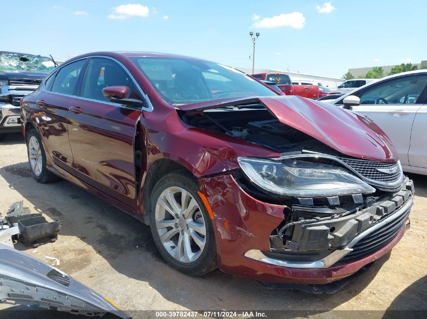 2016 CHRYSLER 200 LIMITED PLATINUM