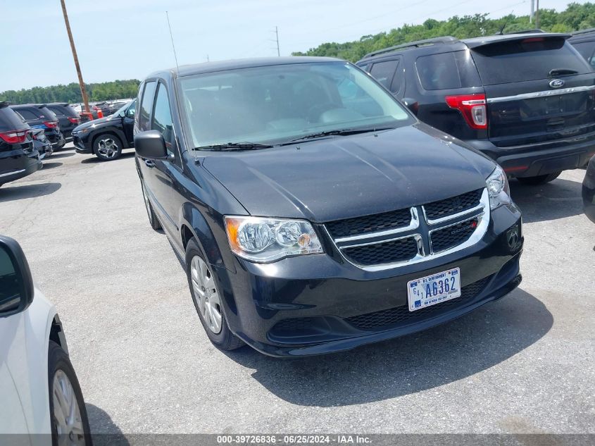 2016 DODGE GRAND CARAVAN SE