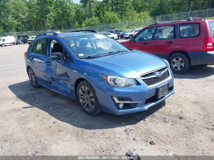 2016 SUBARU IMPREZA 2.0I SPORT PREMIUM