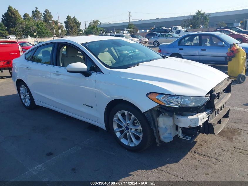 2019 FORD FUSION HYBRID SE