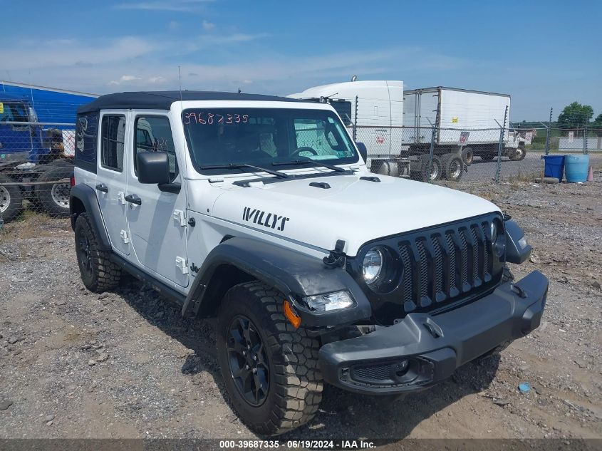 2022 JEEP WRANGLER UNLIMITED WILLYS SPORT 4X4