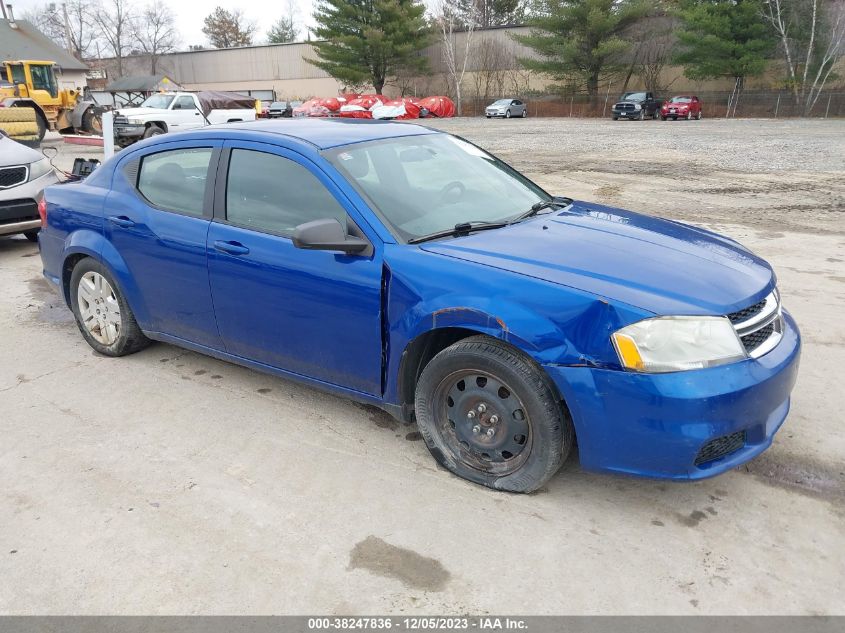 2012 DODGE AVENGER SE