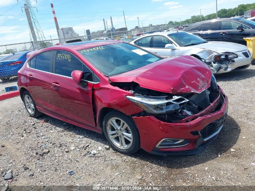 2018 CHEVROLET CRUZE LT AUTO