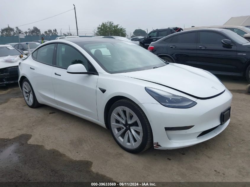 2021 TESLA MODEL 3 STANDARD RANGE PLUS REAR-WHEEL DRIVE