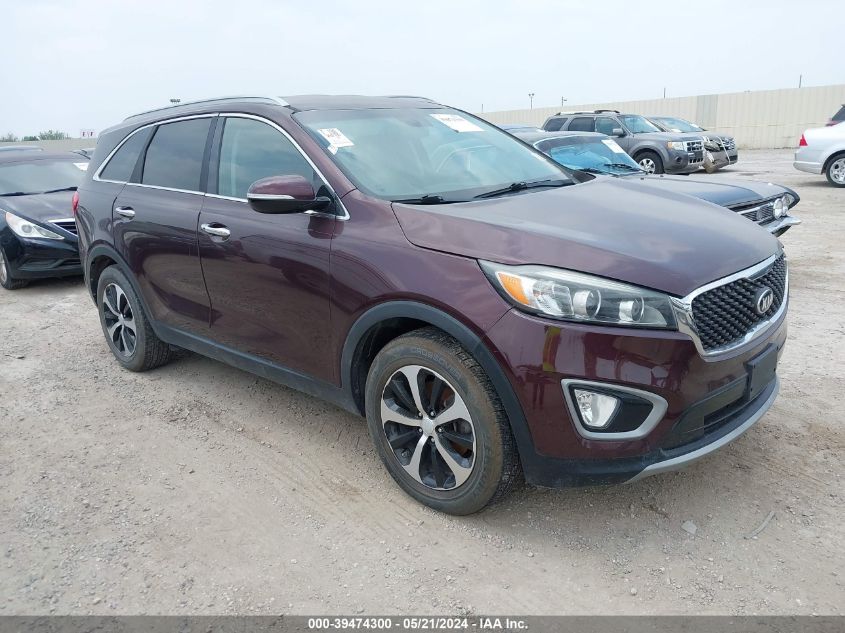 2016 KIA SORENTO 3.3L EX