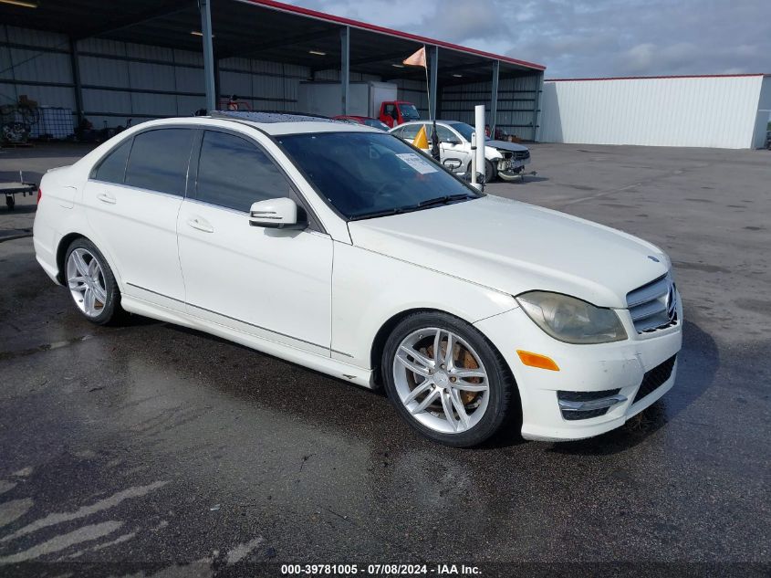 2012 MERCEDES-BENZ C 300 LUXURY 4MATIC/SPORT 4MATIC