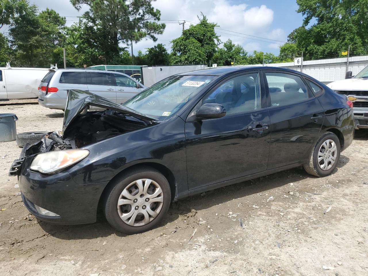 2010 HYUNDAI ELANTRA BLUE