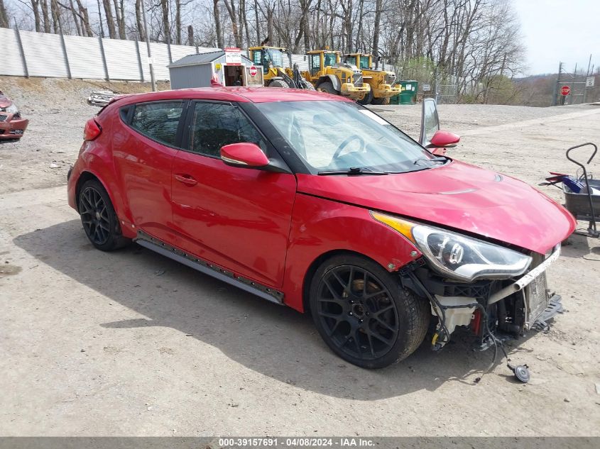 2014 HYUNDAI VELOSTER TURBO W/BLACK