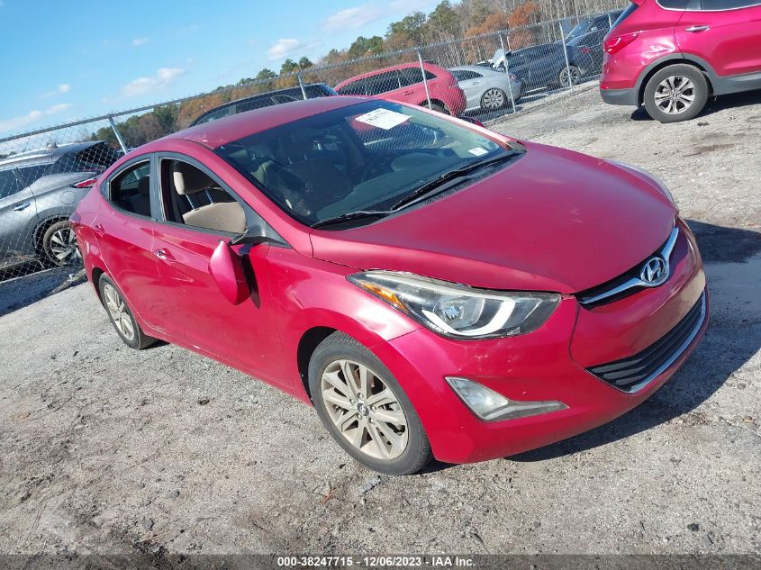 2014 HYUNDAI ELANTRA SE (ULSAN PLANT)