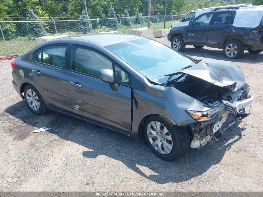 2012 HONDA CIVIC LX