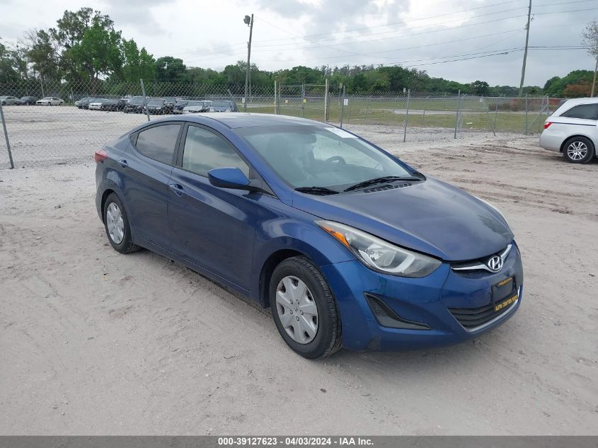 2016 HYUNDAI ELANTRA SE