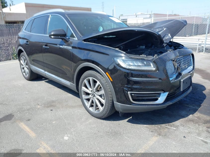 2019 LINCOLN NAUTILUS SELECT