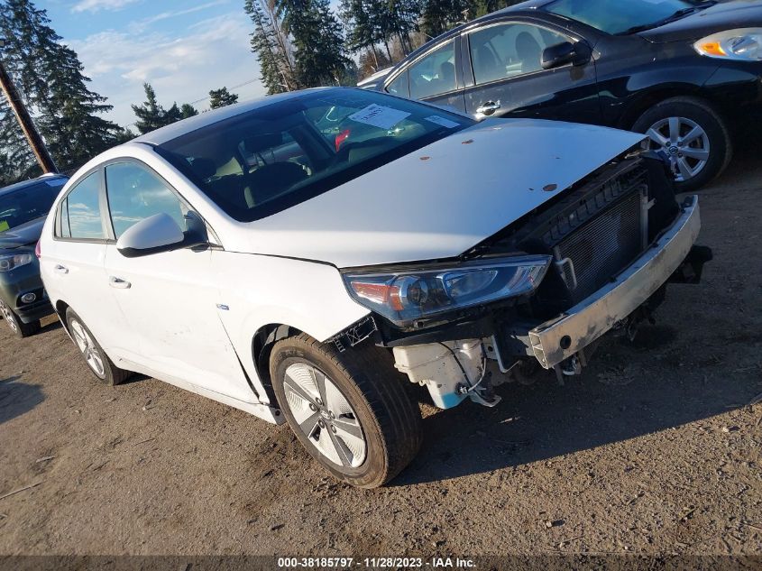 2019 HYUNDAI IONIQ HYBRID BLUE