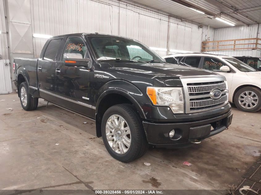 2012 FORD F-150 PLATINUM