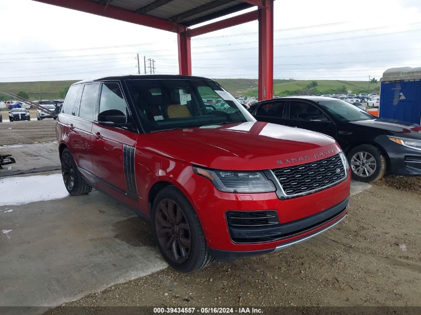 2019 LAND ROVER RANGE ROVER 5.0L V8 SUPERCHARGED SV AUTOBIOGRAPHY DYNAMIC