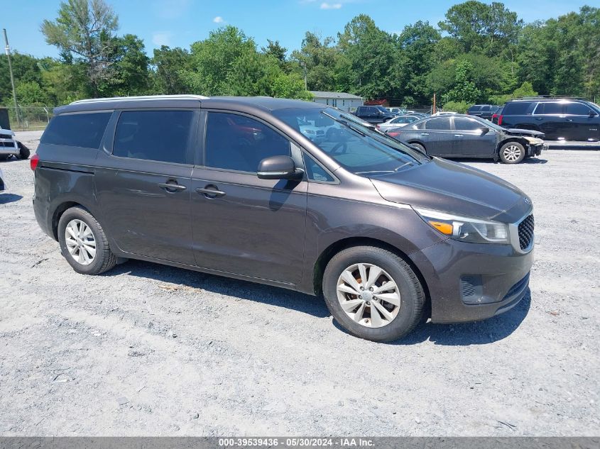 2016 KIA SEDONA LX