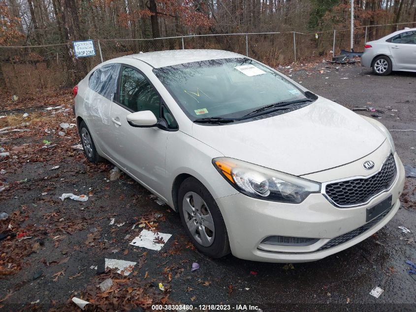 2015 KIA FORTE LX