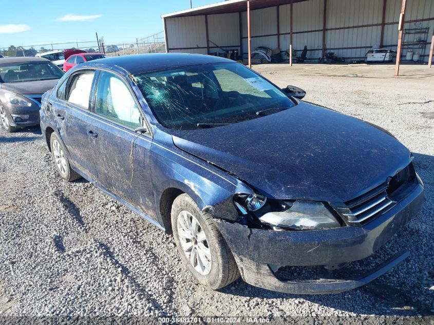 2012 VOLKSWAGEN PASSAT 2.5L S