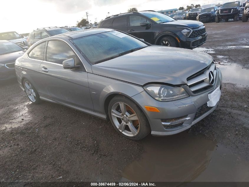 2012 MERCEDES-BENZ C 250