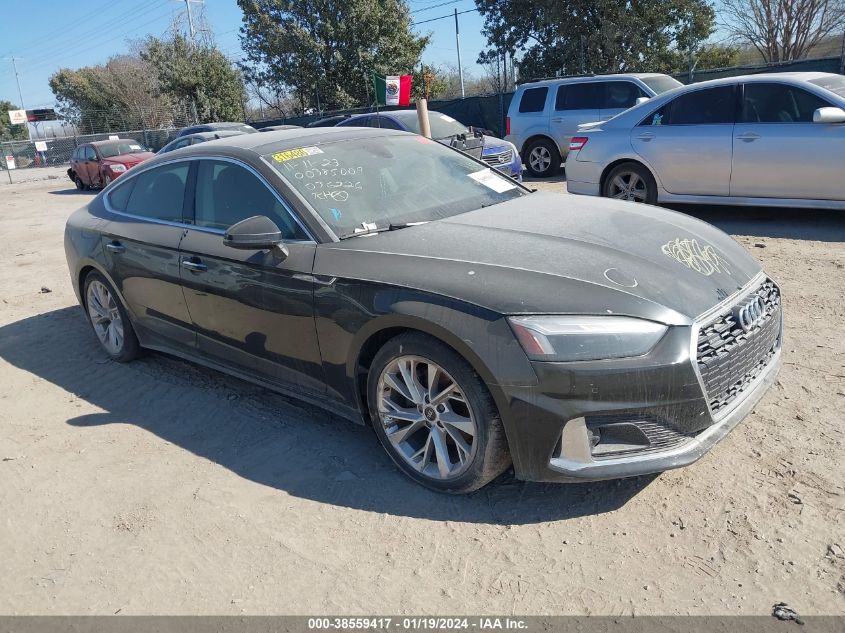 2023 AUDI A5 SPORTBACK PREMIUM PLUS 40 TFSI QUATTRO S TRONIC