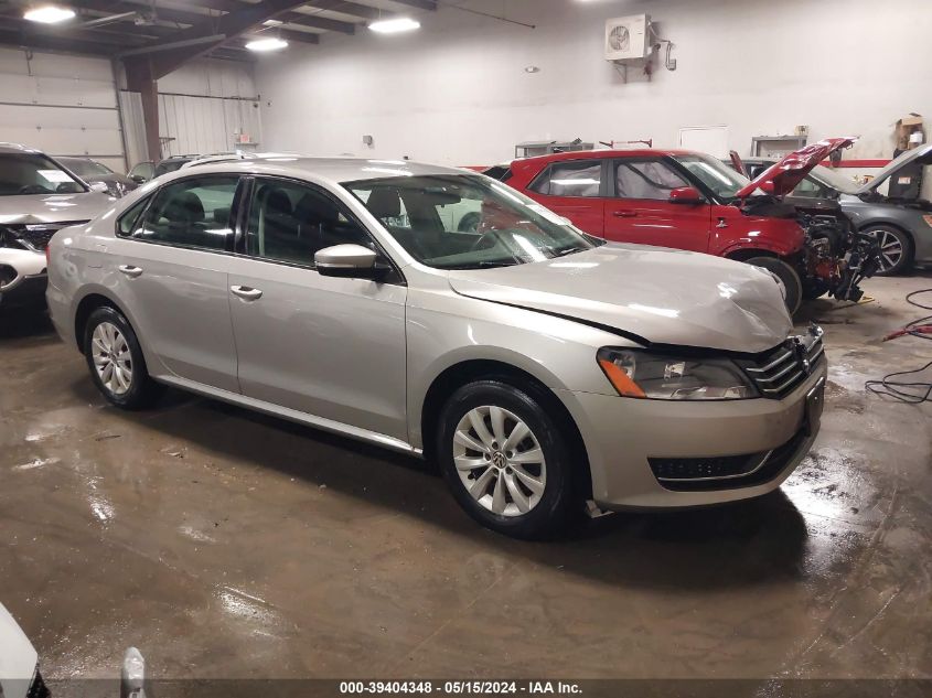 2013 VOLKSWAGEN PASSAT 2.5L S