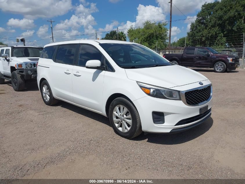 2015 KIA SEDONA LX