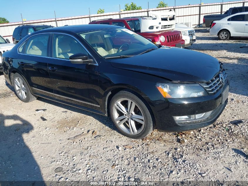 2013 VOLKSWAGEN PASSAT 2.0L TDI SEL PREMIUM