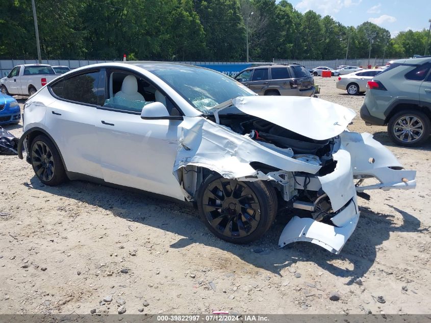 2021 TESLA MODEL Y LONG RANGE DUAL MOTOR ALL-WHEEL DRIVE