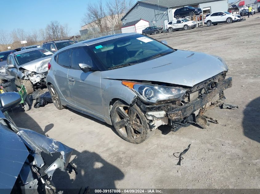 2013 HYUNDAI VELOSTER TURBO W/BLACK