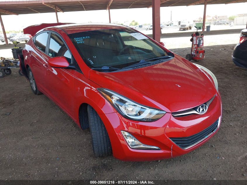 2016 HYUNDAI ELANTRA SE