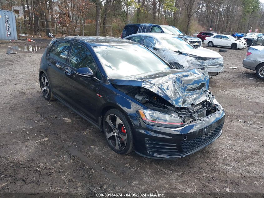 2017 VOLKSWAGEN GOLF GTI SE 4-DOOR