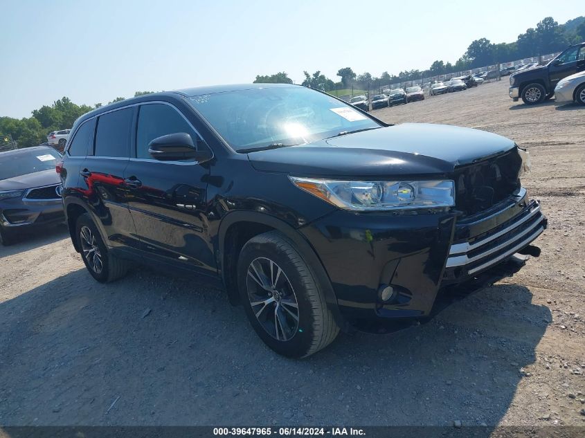 2017 TOYOTA HIGHLANDER LE PLUS