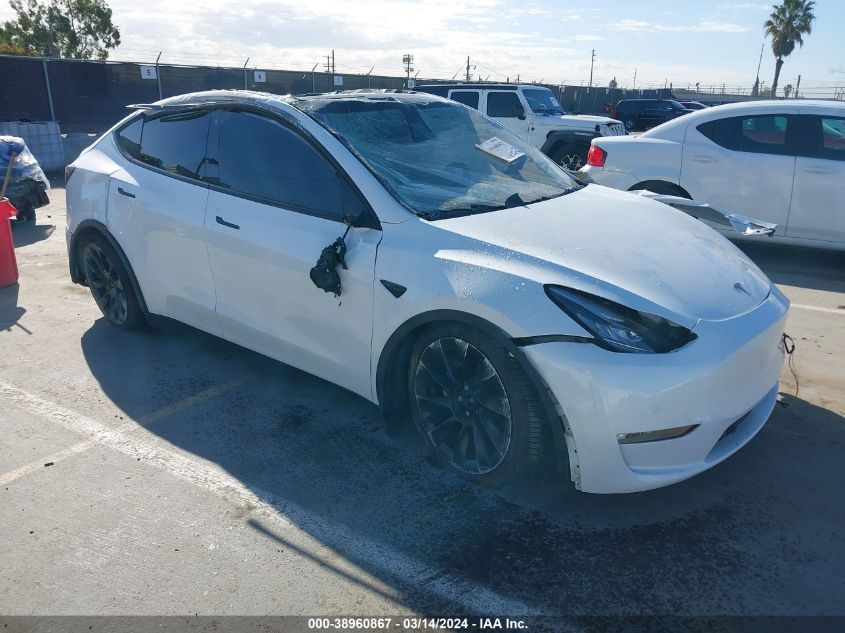 2021 TESLA MODEL Y LONG RANGE DUAL MOTOR ALL-WHEEL DRIVE